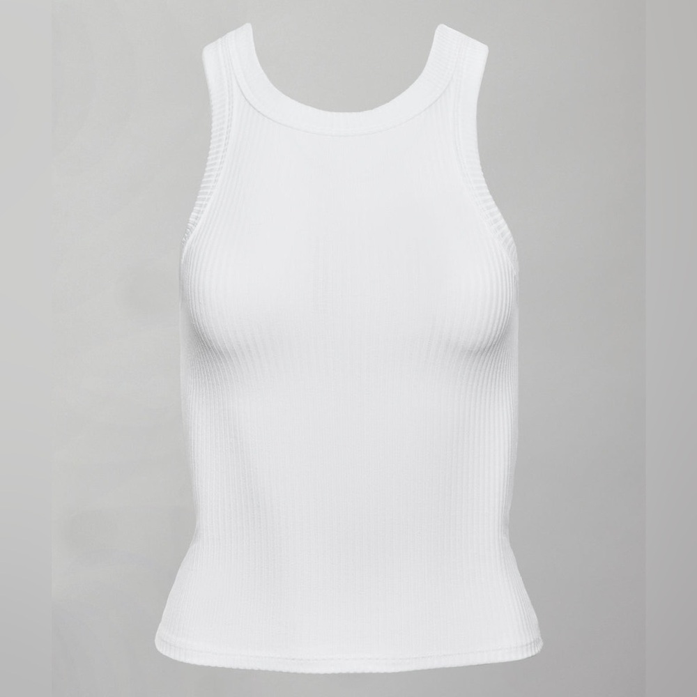 NWT Carbon38 High Neck Ribbed Tank / XS - Picture 3 of 6